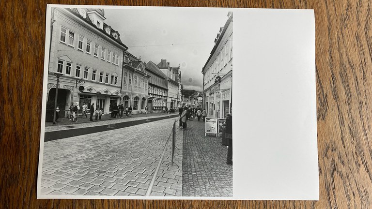 ein erstes Testbild, vergrößert auf 21x21cm