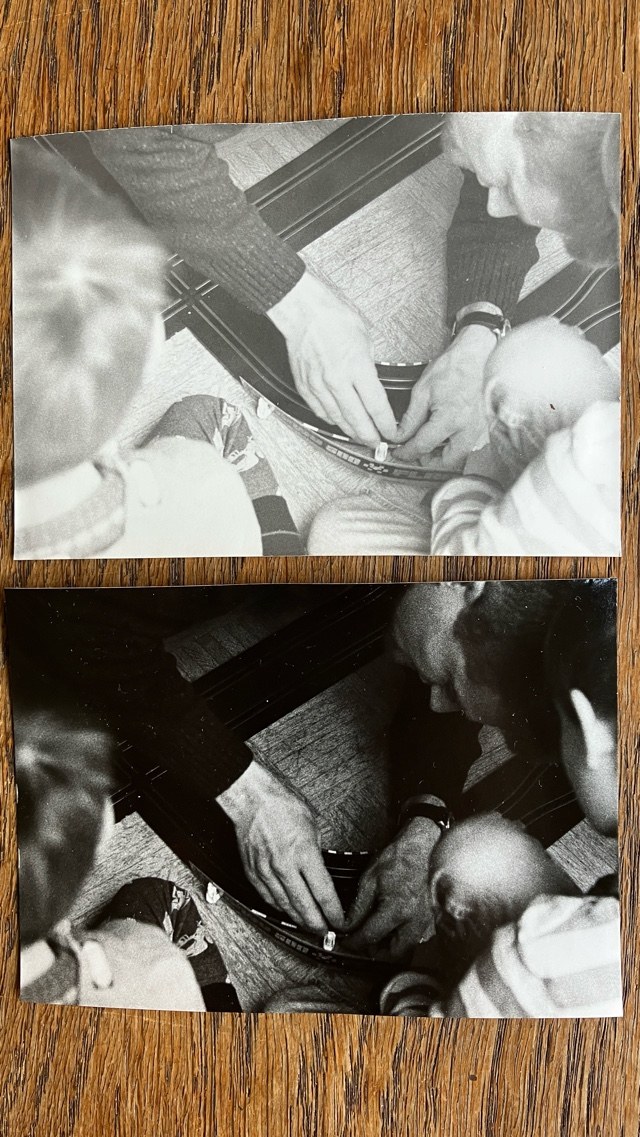 Vergleich zweier Fotos nach Entwicklung